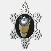 Power-Übertragungsvakuum Schneeflocken Zinn-Ornament (Rechts)