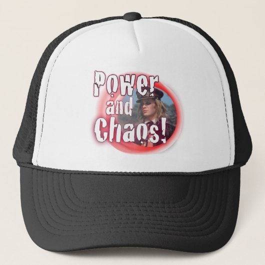 Power und Chaos Truckerkappe (Vorderseite)