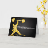 Power und Festigkeit Karte (Gelbe Blume)