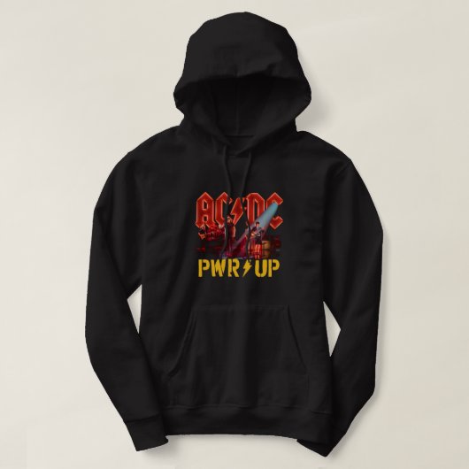 Power Up ACDC Hooded Sweatshirt Album Band (Design vorne)