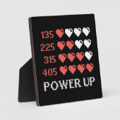 Power Up Bar, Funny, Gamer, Retro, Geek, Nerd Fotoplatte (Vorderseite)