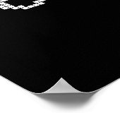 Power Up Bar, Funny, Gamer, Retro, Geek, Nerd Poster (Ecke)