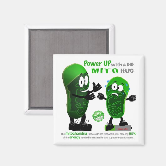 Power Up mit BIG MITO Hug Magnet (Vorderseite/Rückseite)