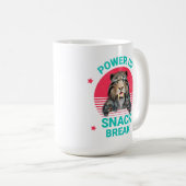Power Up Snack Break Saberzahniger Tiger Kaffeetasse (VorderseiteRechts)