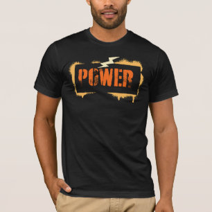 Power Urban Streetwear Graffiti Energie T-Shirt