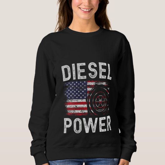 Power von Diesel-Fremdzündungsmotoren Sweatshirt (Vorderseite)