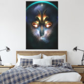 Power von Elvgren das alles sieht Canvas drucken Leinwanddruck (Insitu (Schlafzimmer))