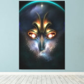 Power von Elvgren das alles sieht Canvas drucken Leinwanddruck (Insitu (Holzboden))