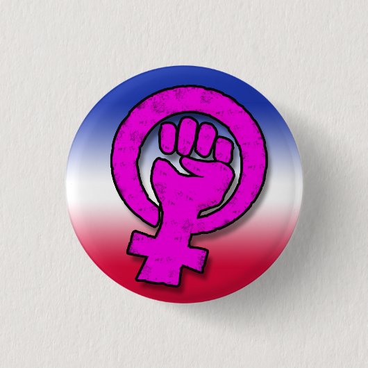 Power von Frauen - Kleine Taste Button (Vorderseite)