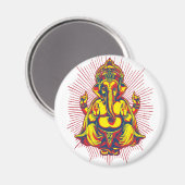 Power von Ganesh Magnet (Vorderseite/Rückseite)
