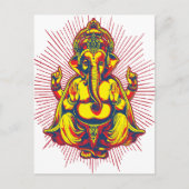 Power von Ganesh Postkarte (Vorderseite)
