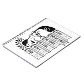 Power von Mädchen mit Buch nie unterschätzen (Linke Seite)