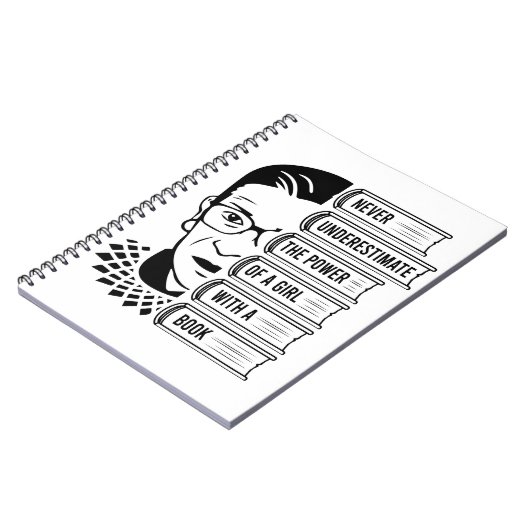 Power von Mädchen mit Buch nie unterschätzen (Linke Seite)