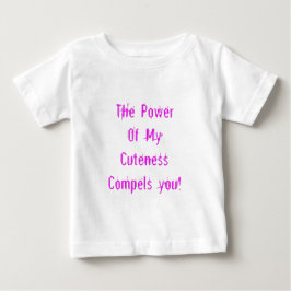 Power von "Meine Farbe rosa" Baby T-shirt