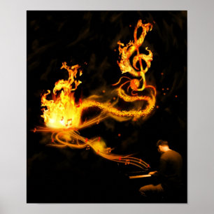 Power von Musik Poster