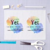 Power von noch motivierend seidenpapier (Handwerk)