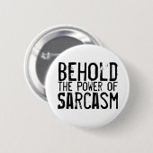 Power von Sarcasm Button (Vorne & Hinten)