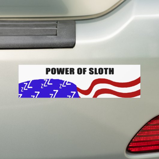 Power von Sloth Autoaufkleber (Auf Auto)