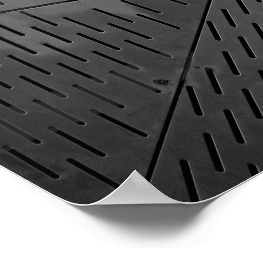 Power von Stahlbauten Poster (Ecke)