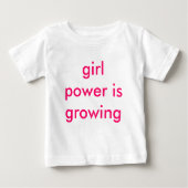Power wächst baby t-shirt (Vorderseite)