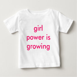 Power wächst baby t-shirt