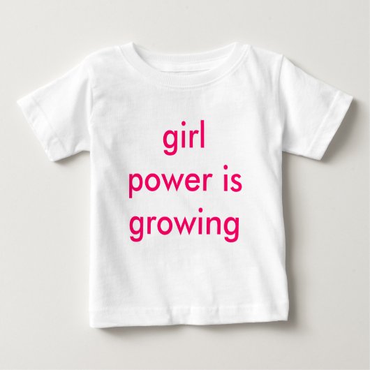 Power wächst baby t-shirt (Vorderseite)