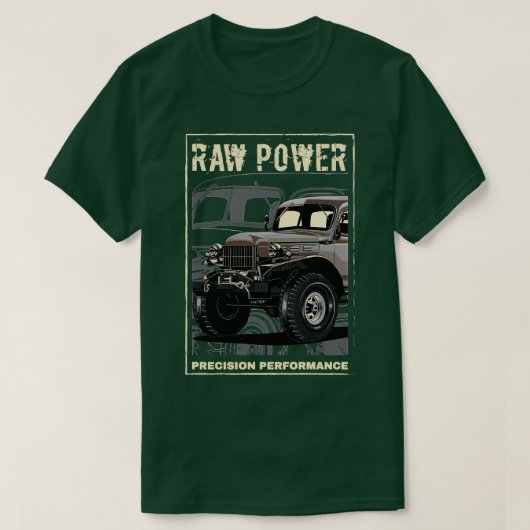 Power Wagenwagen T-Shirt (Design vorne)