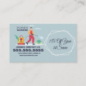 Power-Wasch-Gesellschaft Visitenkarte (Vorderseite)