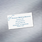 Power-Waschdienst - kundenspezifisch Magnetische Visitenkarte (Beispiel)