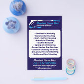 Power waschen, Berufliche Marine waschen Flyer (Einzeln)