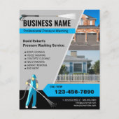 Power waschen Beruflicher Flyer (Vorne)
