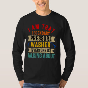 Power waschen Druck Waschen für Washer Vater Männe T-Shirt