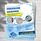 Power waschen Haus Reinigung Flyer