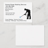 Power - Waschen und Druckreinigung Visitenkarten Visitenkarte (Vorne/Hinten)