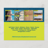 Power-Waschen-Vorlage Flyer (Hinten)
