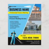 Power waschen, waschen und waschen flyer (Vorne)