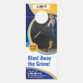 Power waschen, waschen und waschen türanhänger (Vorderseite)