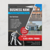 Power waschen Waschhaus waschen Washer Flyer (Vorne)