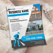 Power waschen Waschhaus waschen Washer Flyer