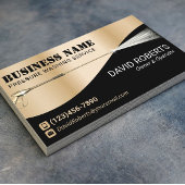 Power waschen Wash Moderne Goldreinigung Visitenkarte