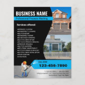 Power waschen Washer Pro Hausreinigung Flyer (Vorne)