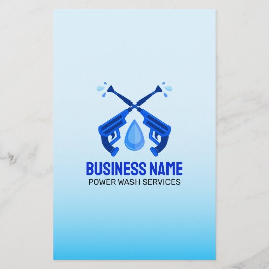 Power Waschhaus Reinigungsdruck waschen Flyer (Hinten)