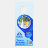 Power Waschhaus Reinigungsdruck waschen Türanhänger (Vorderseite)