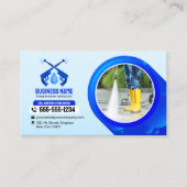 Power Waschhaus Reinigungsdruck waschen Visitenkarte (Vorderseite)