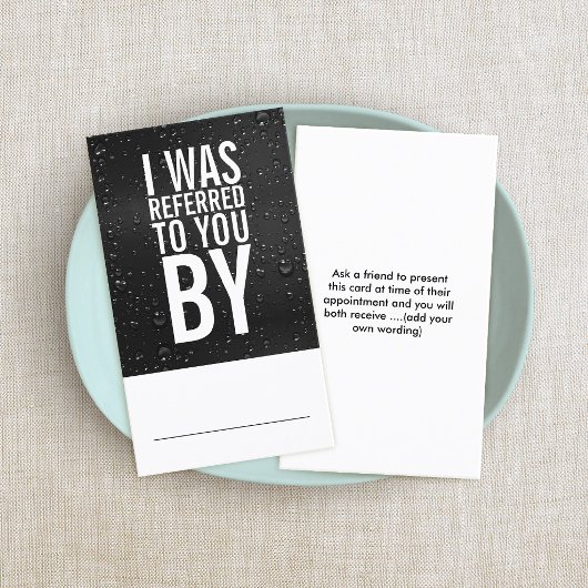 Power-Waschkarte Empfehlungskarte