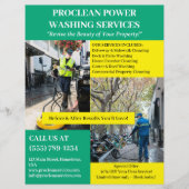 Power-Waschmaschine Flyer (Vorne)