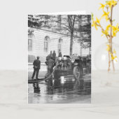 Power Wash, 1923 Karte (Gelbe Blume)