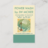Power Wash Loyalty Punch Card Treuekarte (Rückseite)