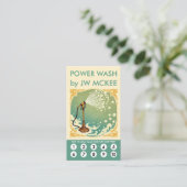 Power Wash Loyalty Punch Card Treuekarte (Stehend Vorderseite)