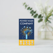 Power Wash Loyalty Punch Card Treuekarte (Stehend Vorderseite)